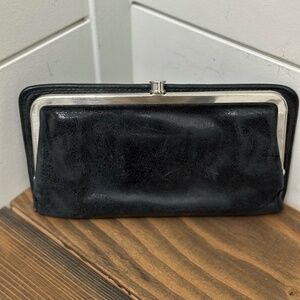 Black HOBO Leather Wallet